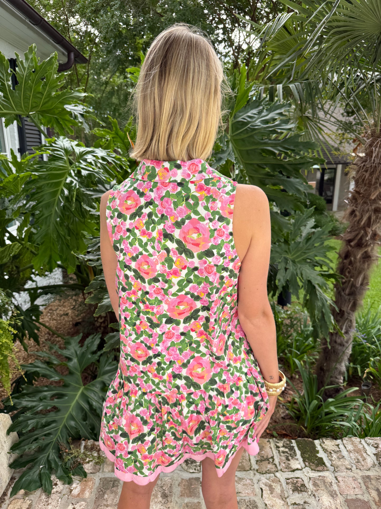 Somerset Floral Dress- Pink