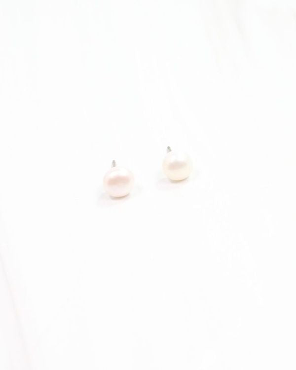 Eisley Pearl Stud Earring Gold