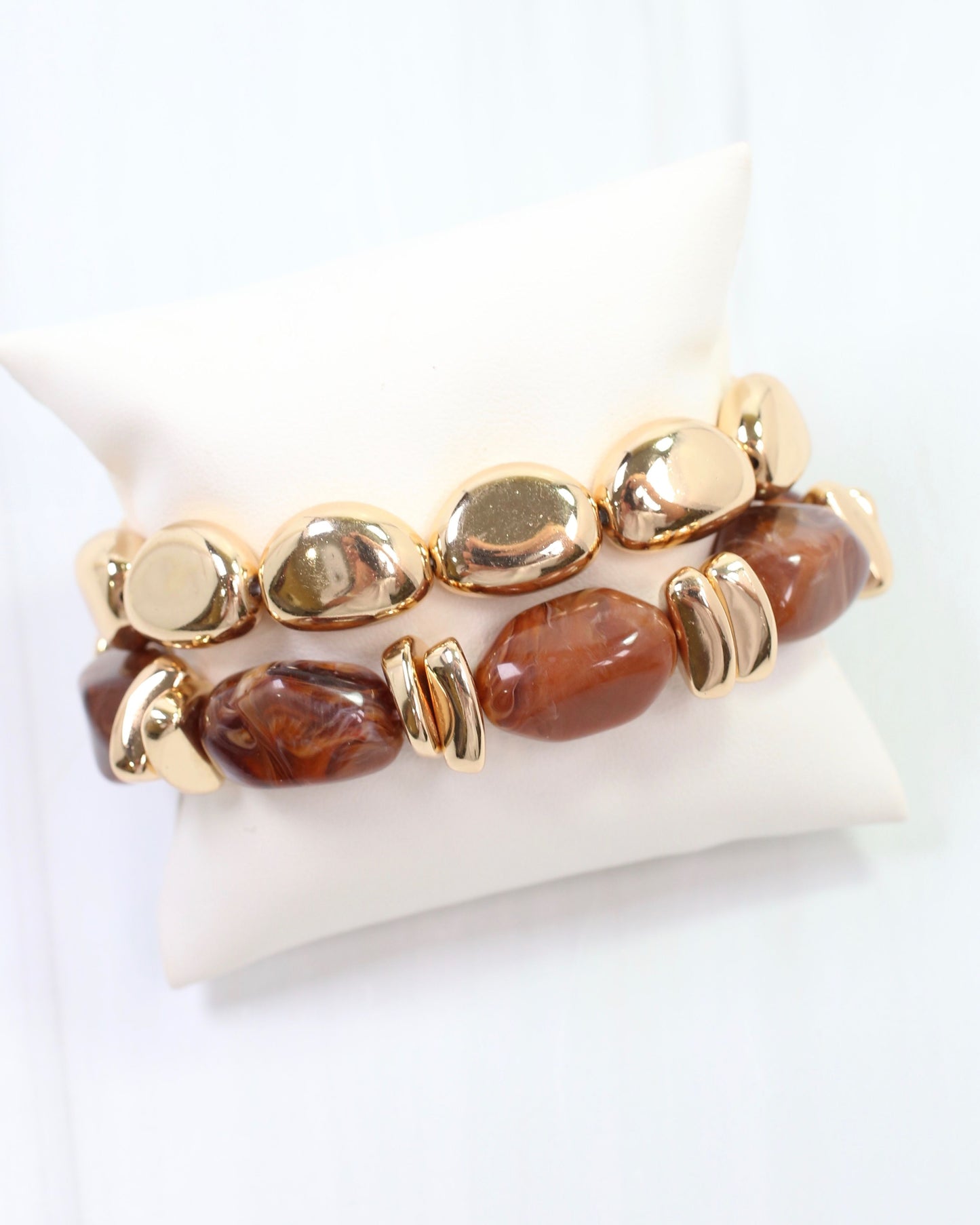 Arcadia Stone Bracelet Brown