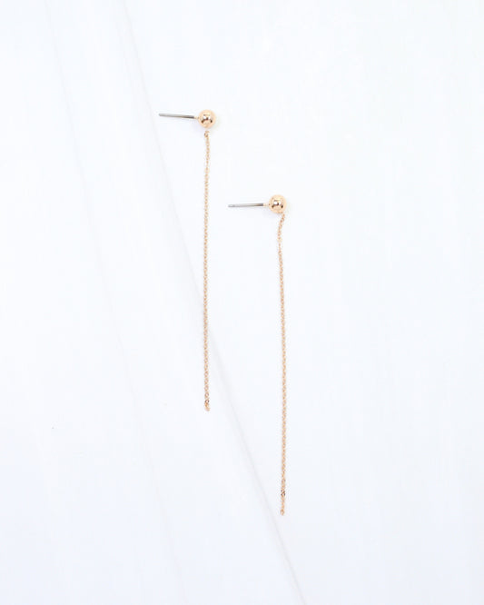 Marisol Dangle Chain Earring Gold