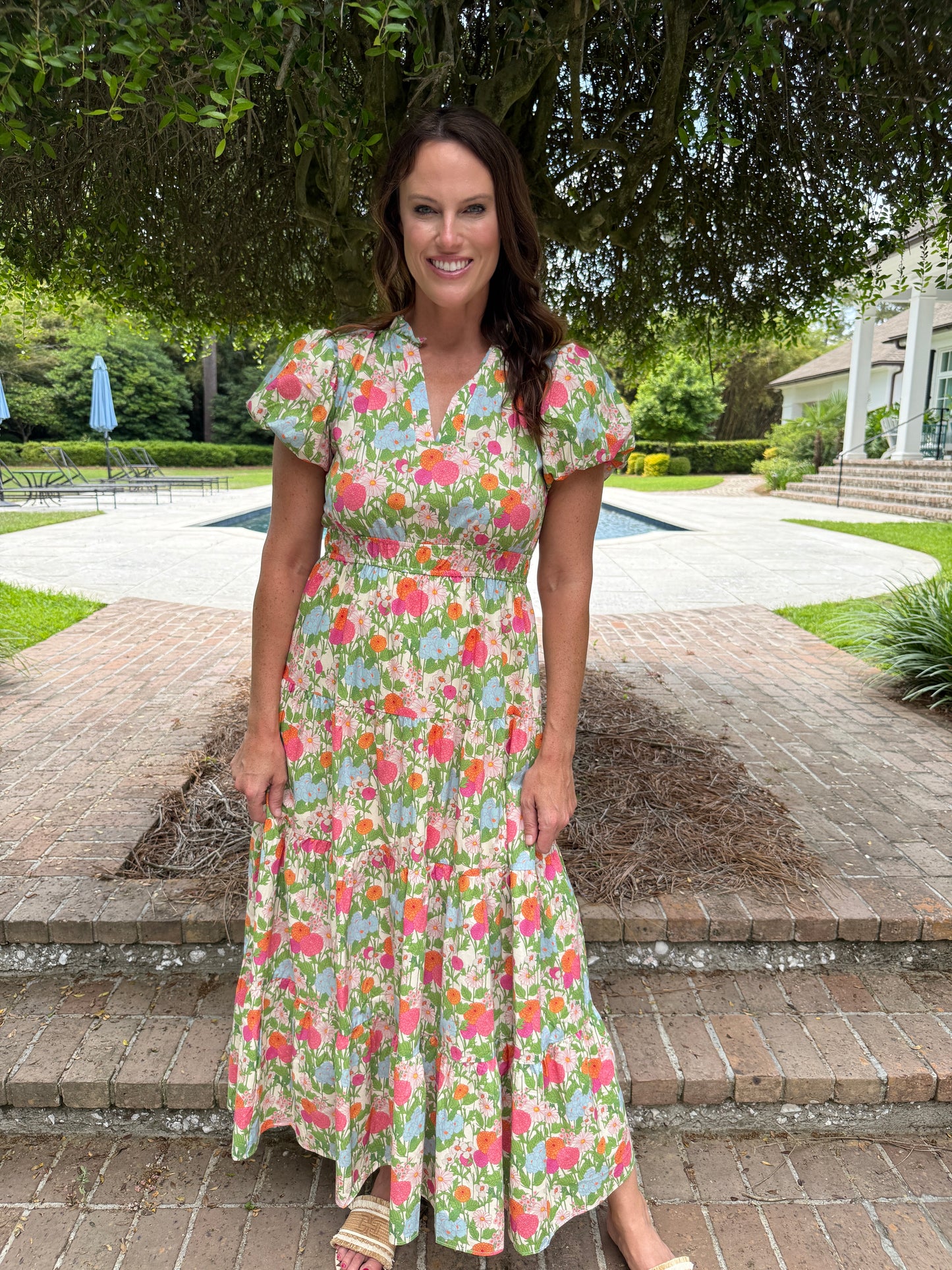Merritt Floral Print Maxi