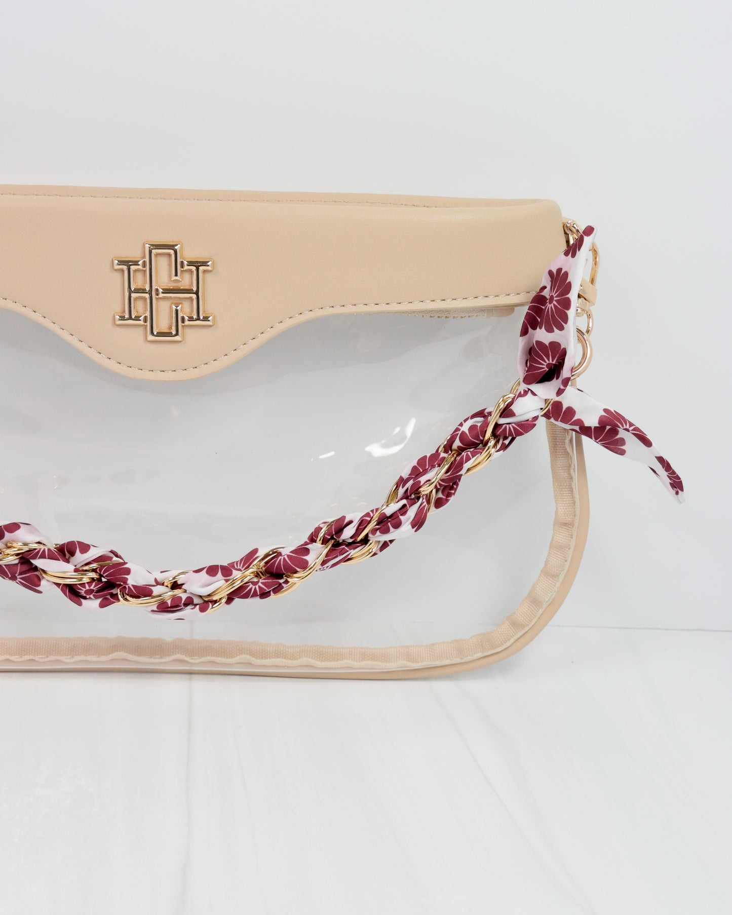 Serafina Scarf Purse Chain Mrn Floral