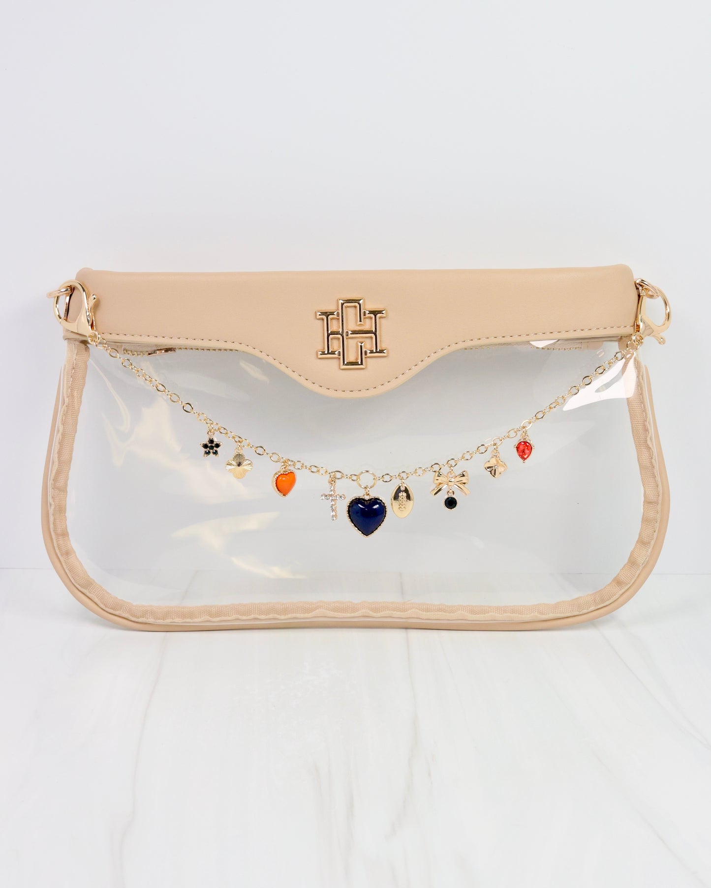 Avery Bag Chain NAVY ORANGE