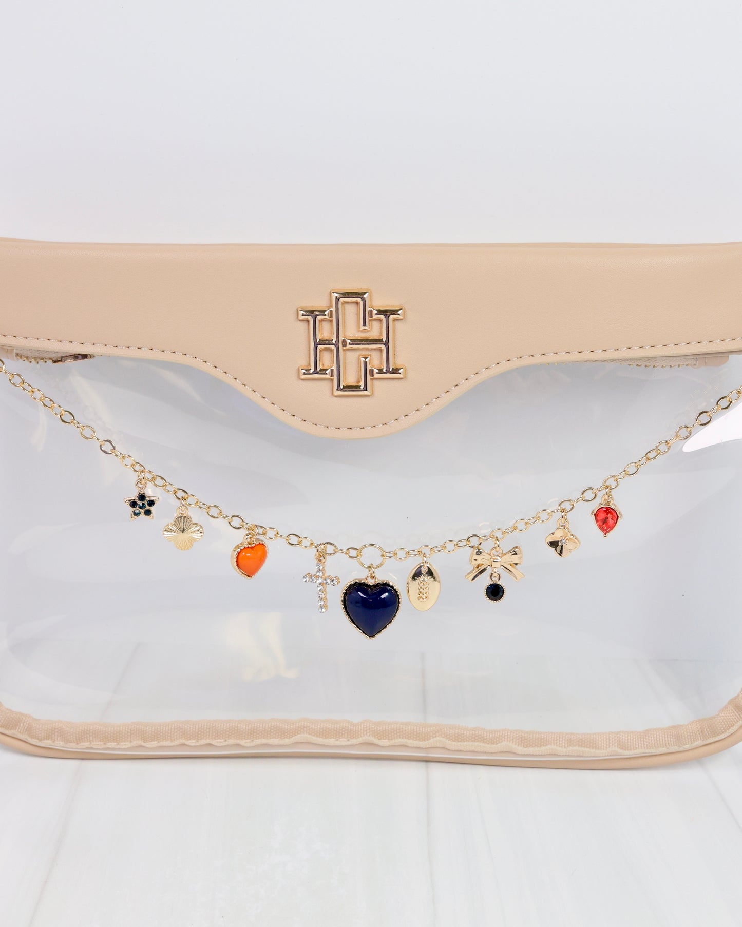 Avery Bag Chain NAVY ORANGE