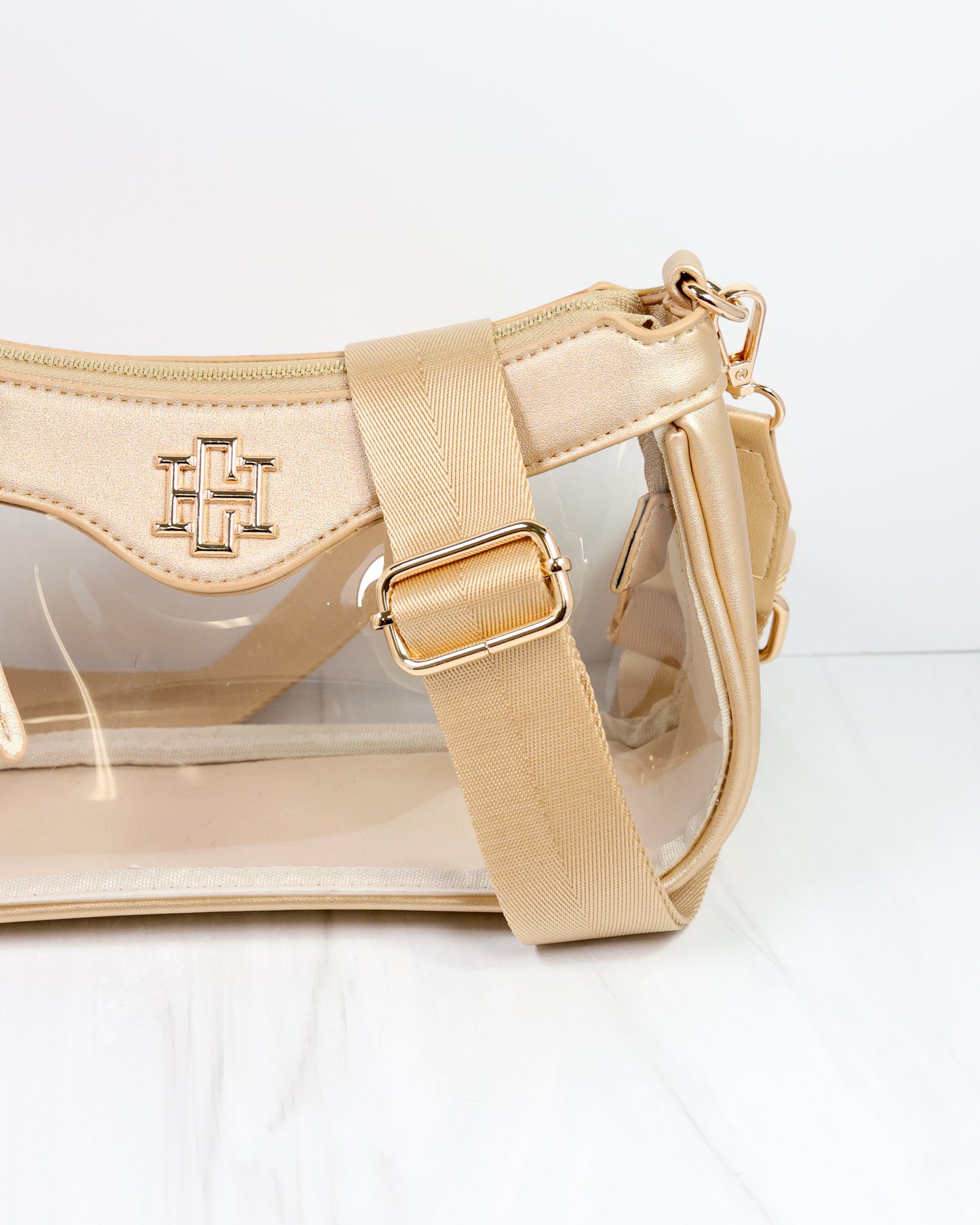 Cassidy Clear Crossbody GOLD
