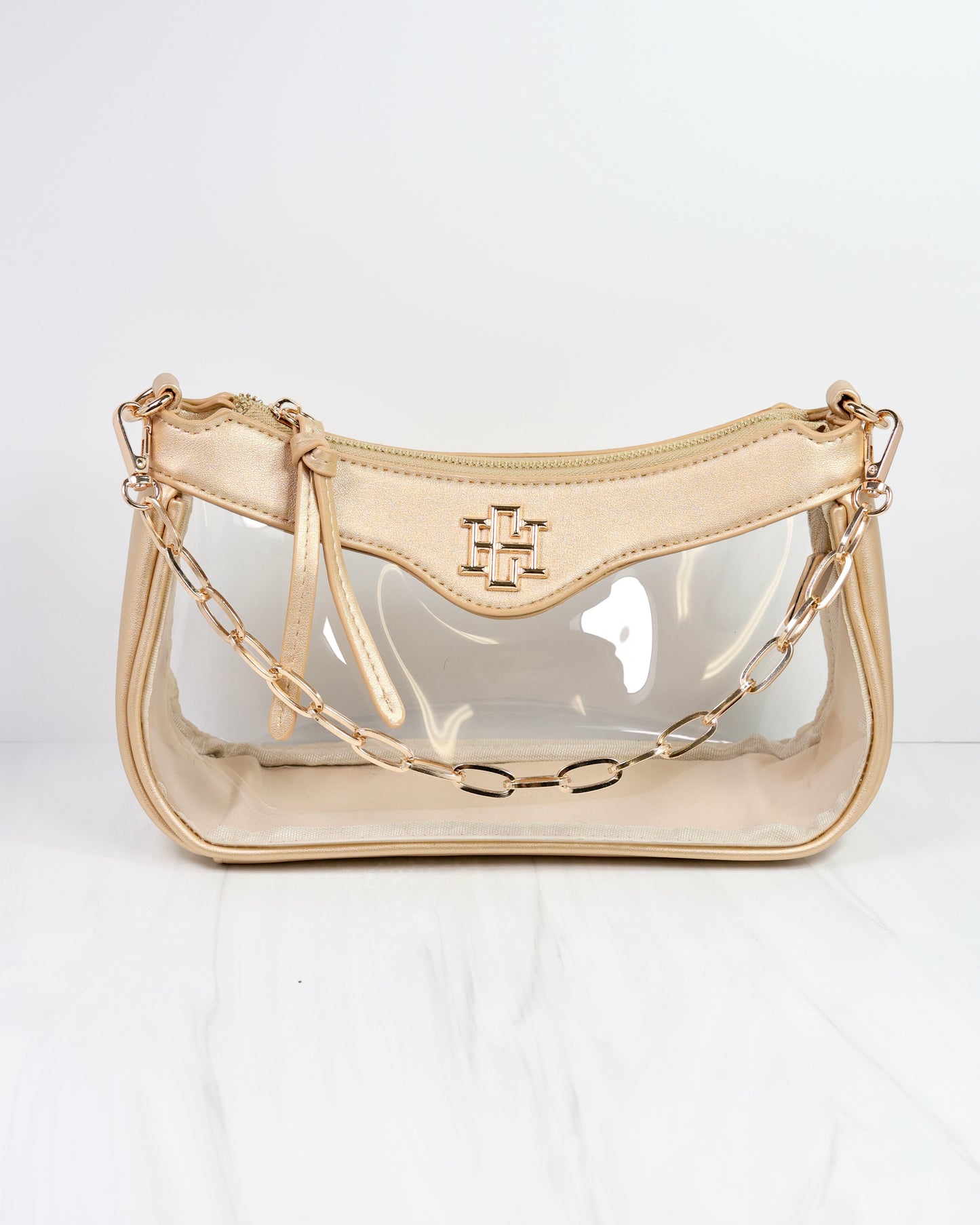 Cassidy Clear Crossbody GOLD