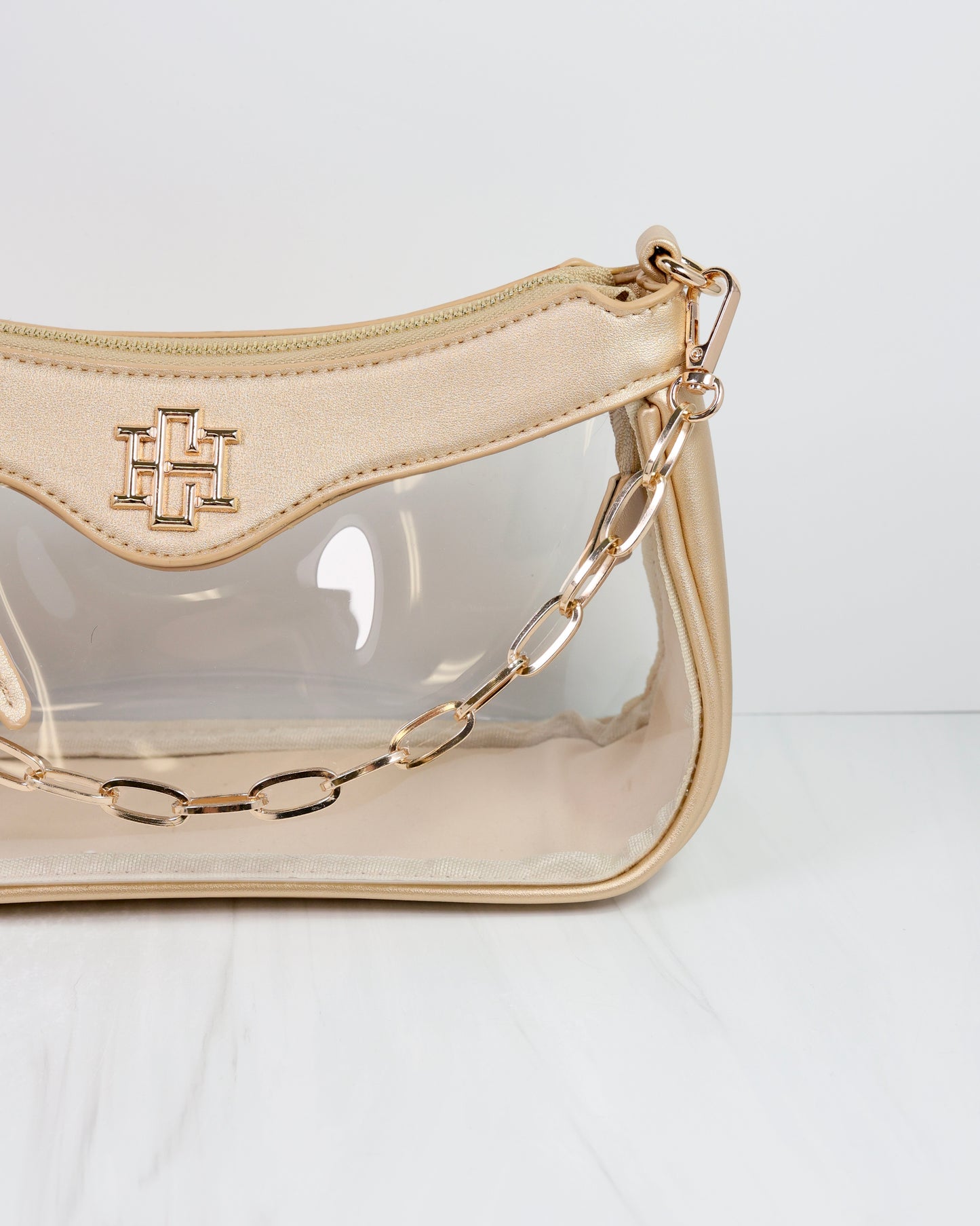 Cassidy Clear Crossbody GOLD