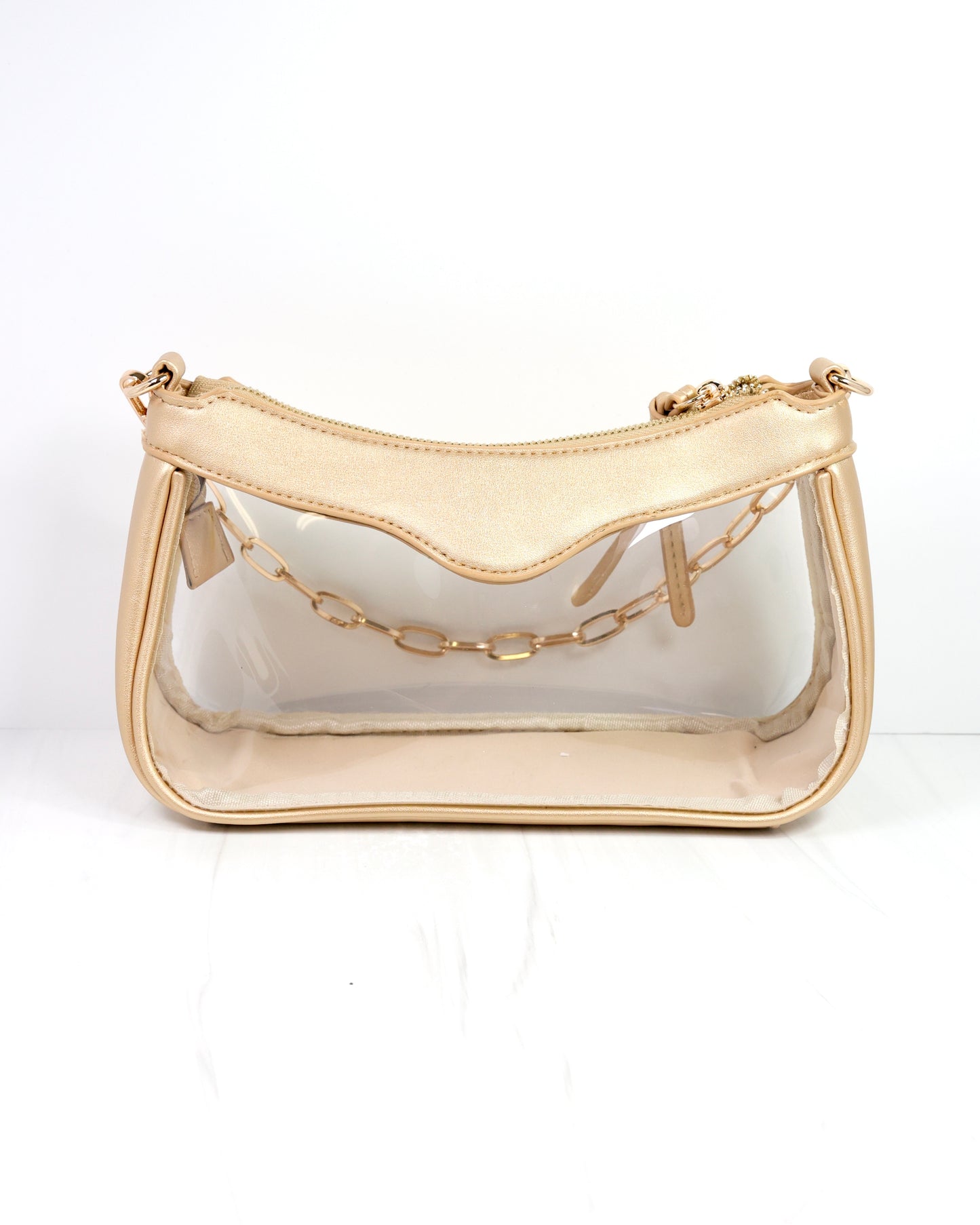 Cassidy Clear Crossbody GOLD