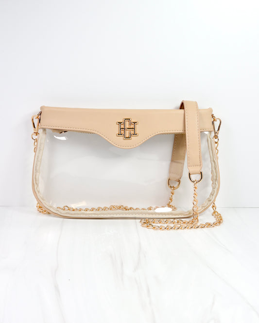Madi Clear Crossbody NUDE