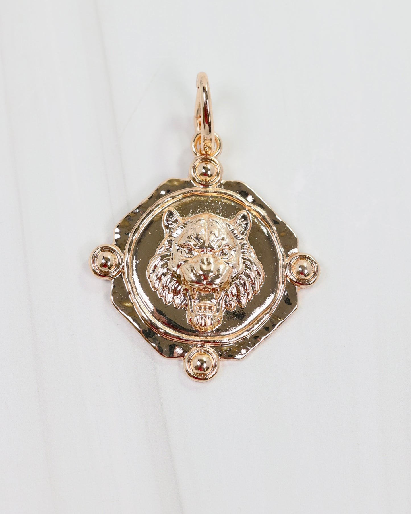 Tanner Tiger Charm Gold