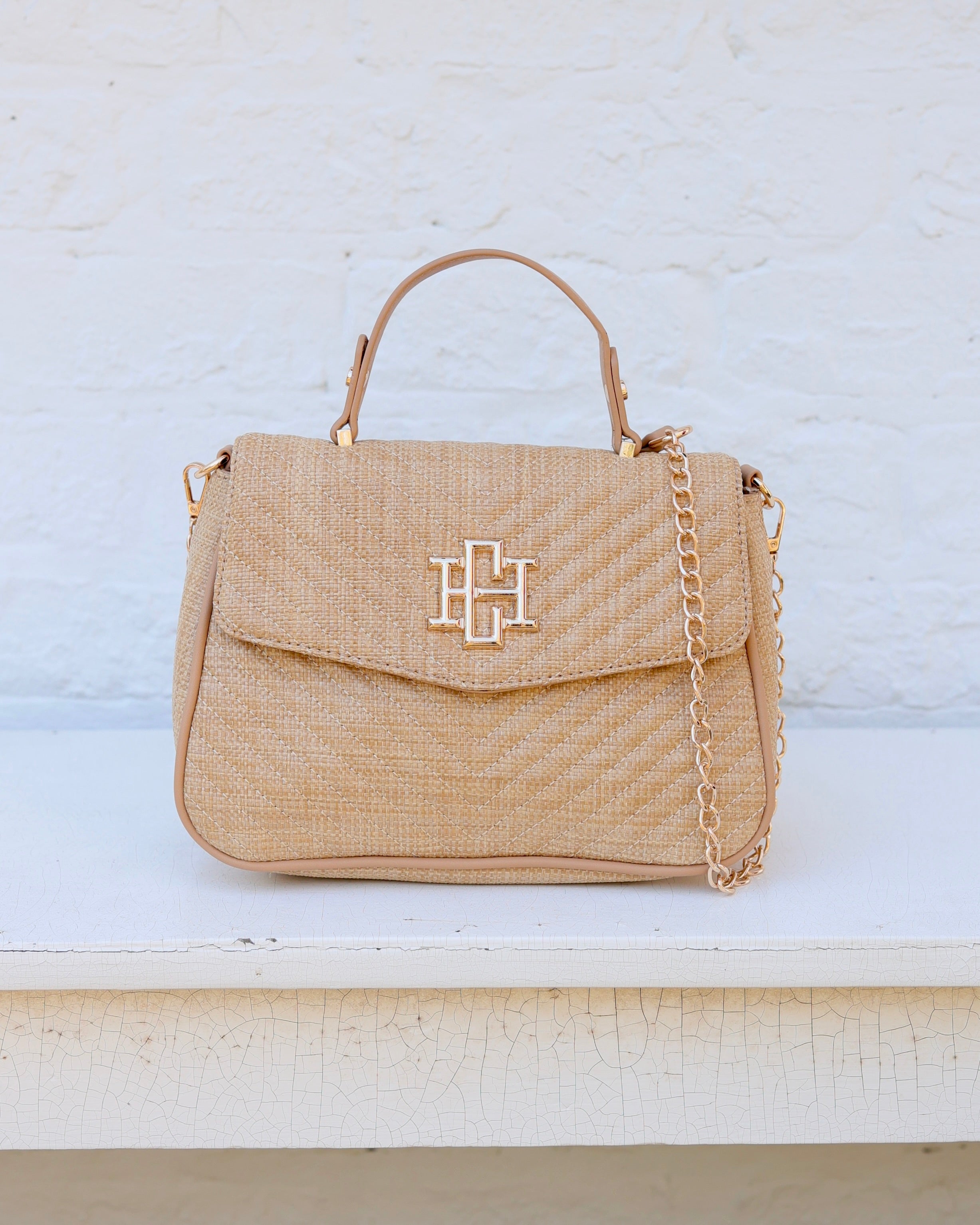 Sinclair Quilted Crossbody Natural VQ – Caroline Hill
