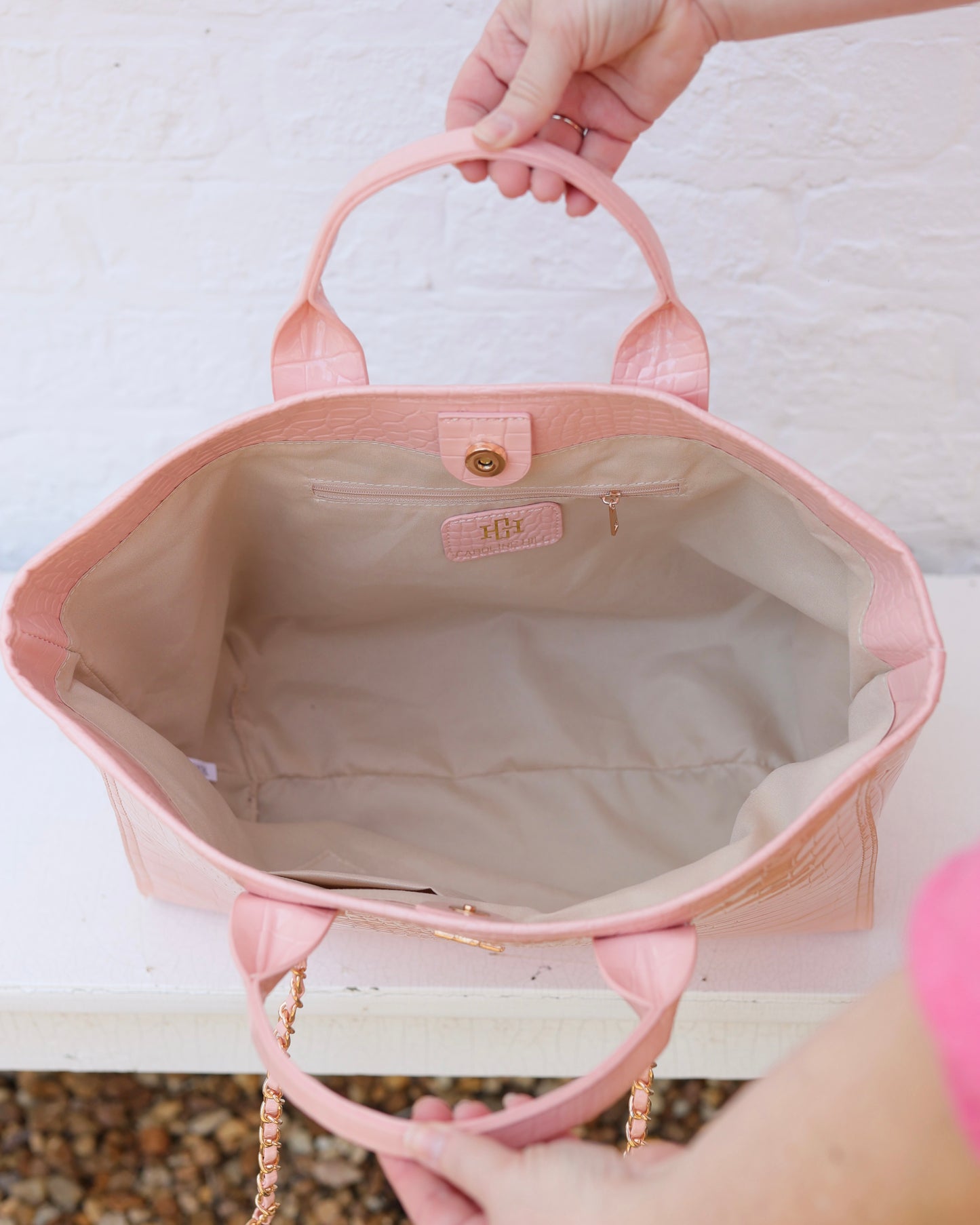 Missy Tote Blush Patent EC