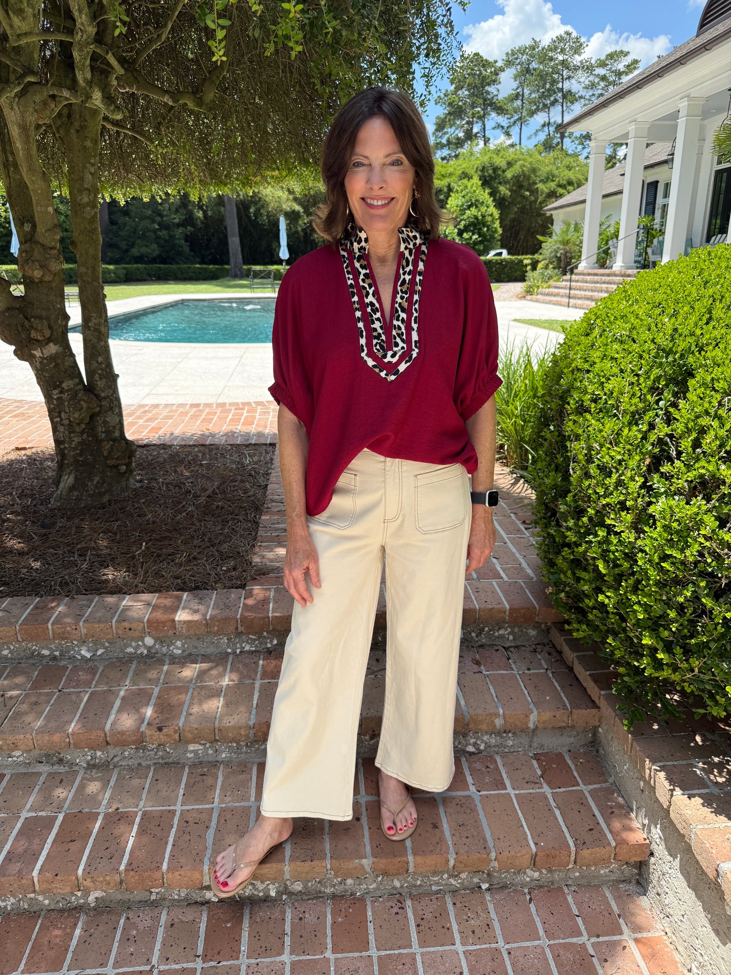 Harris Patch Pocket Pants- Ecru