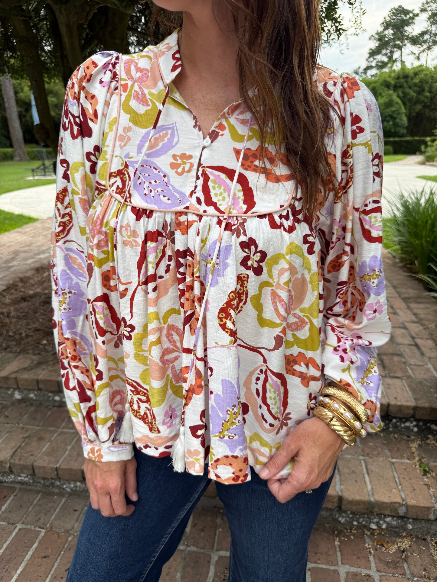 Sheridan Tassel Tie Top