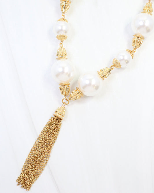 Marrakech Pearl Bead Necklace WRVG