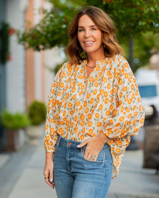 Belle Blossom Wide Fit Blouse