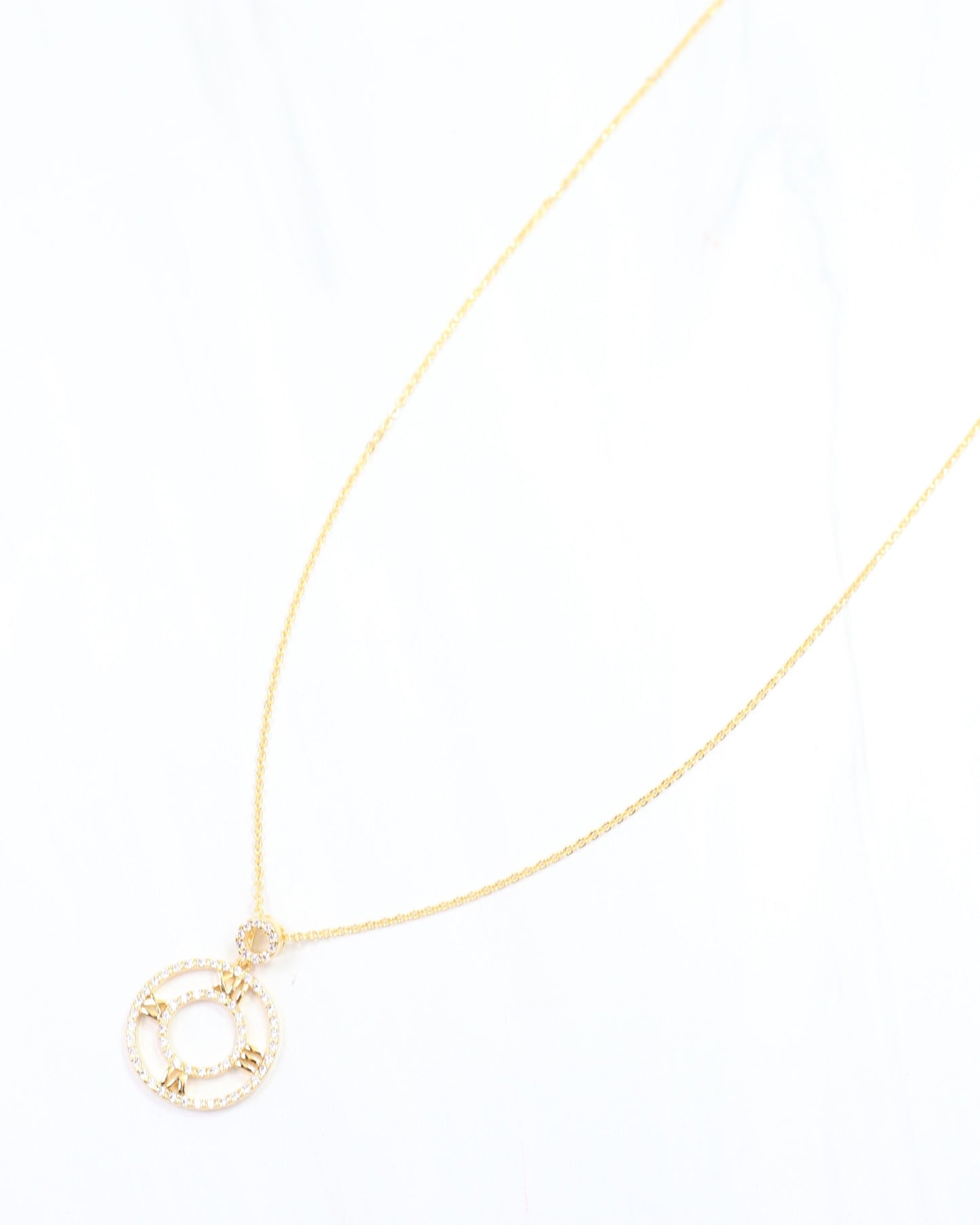 Tales of Time Charm Necklace Gold