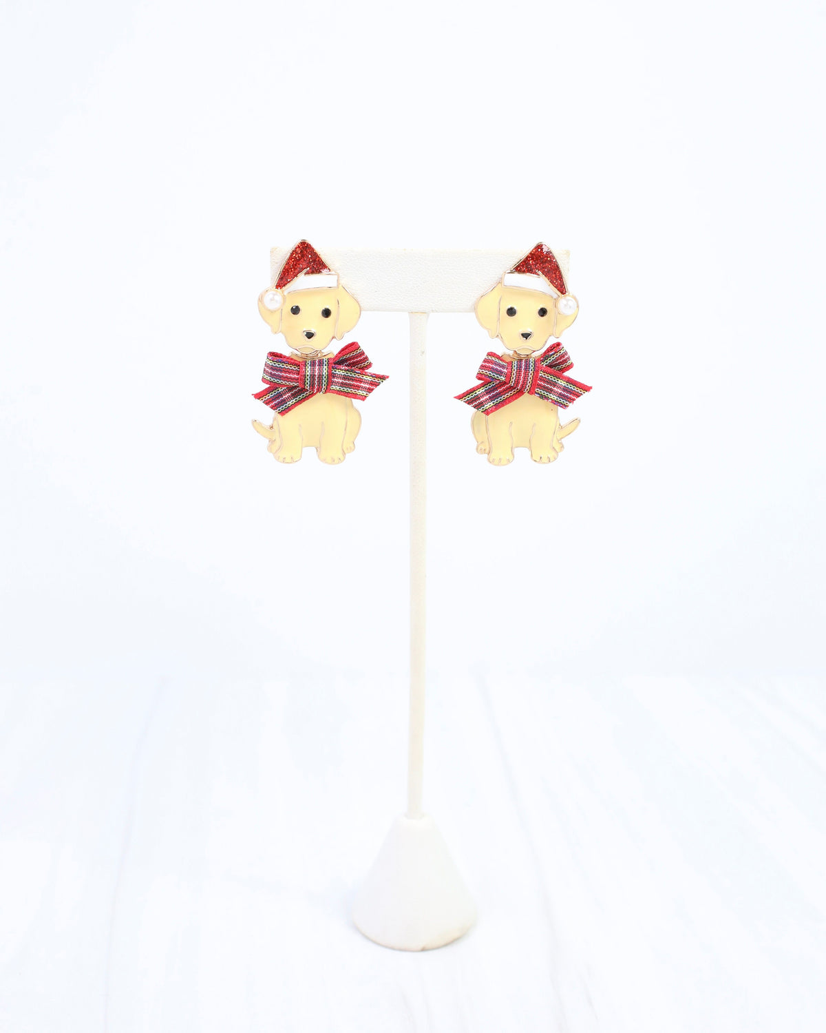 All Decked Out Pup Earring Gold