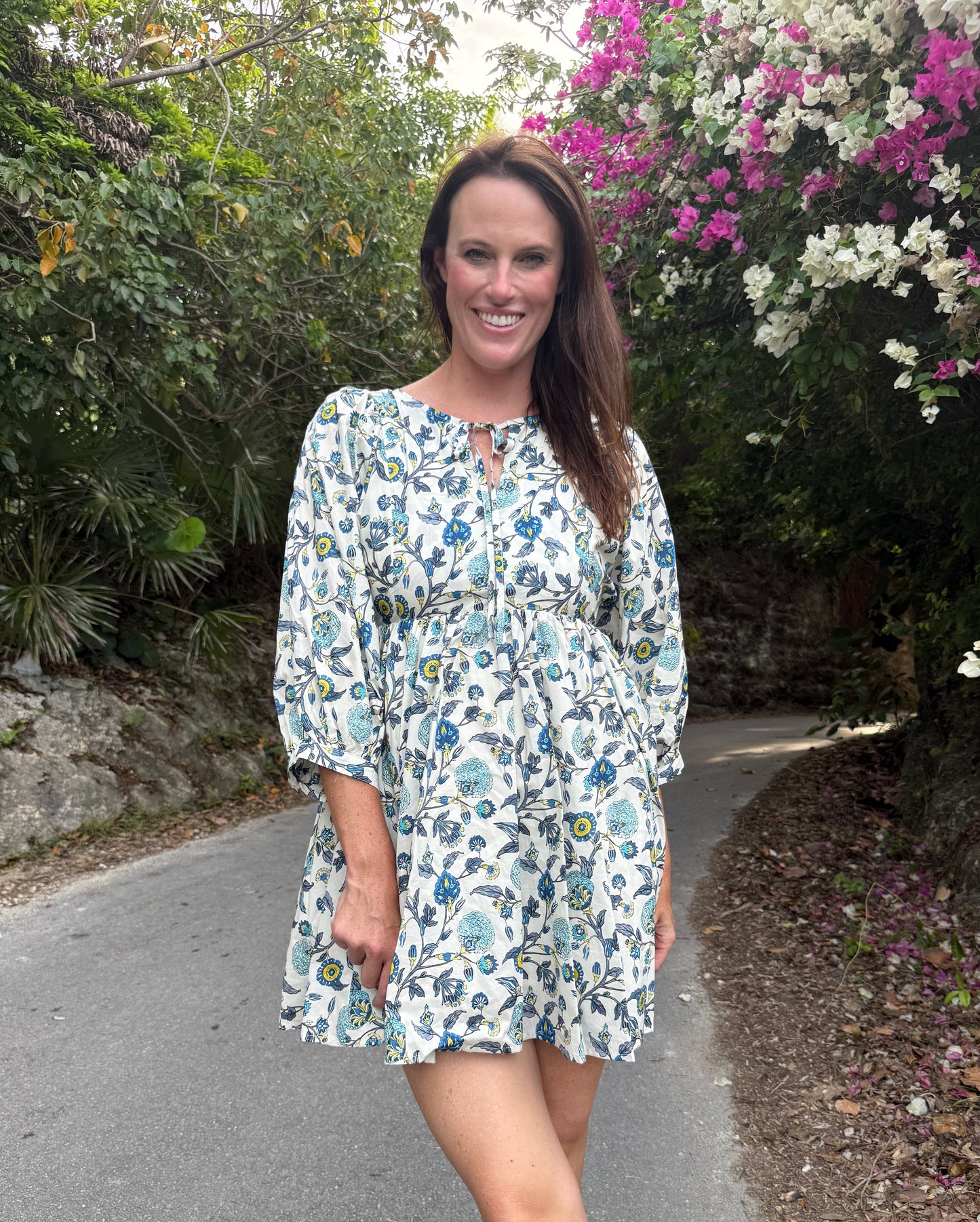 Bronwyn Bohemian Print Dress