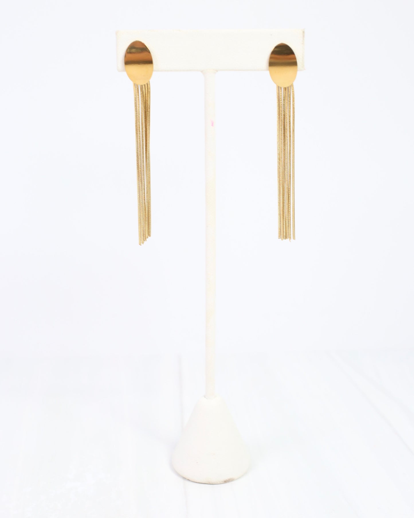 Boulder Dangle Earring Gold