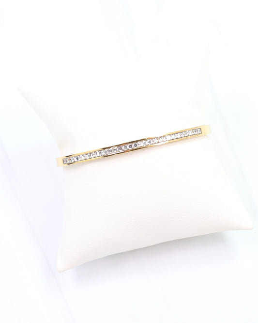 Nell Bangle Bracelet Gold