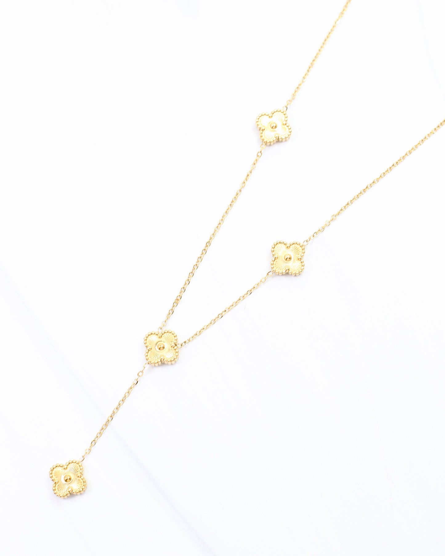 Carlton Clover Necklace Gold