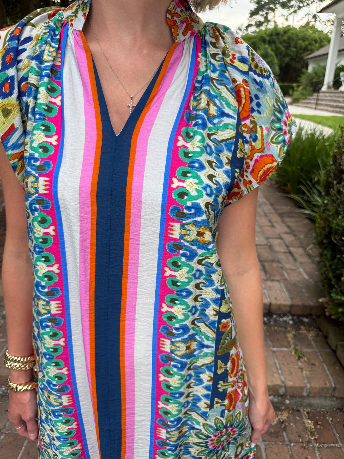 Maxine Multicolor Print Dress