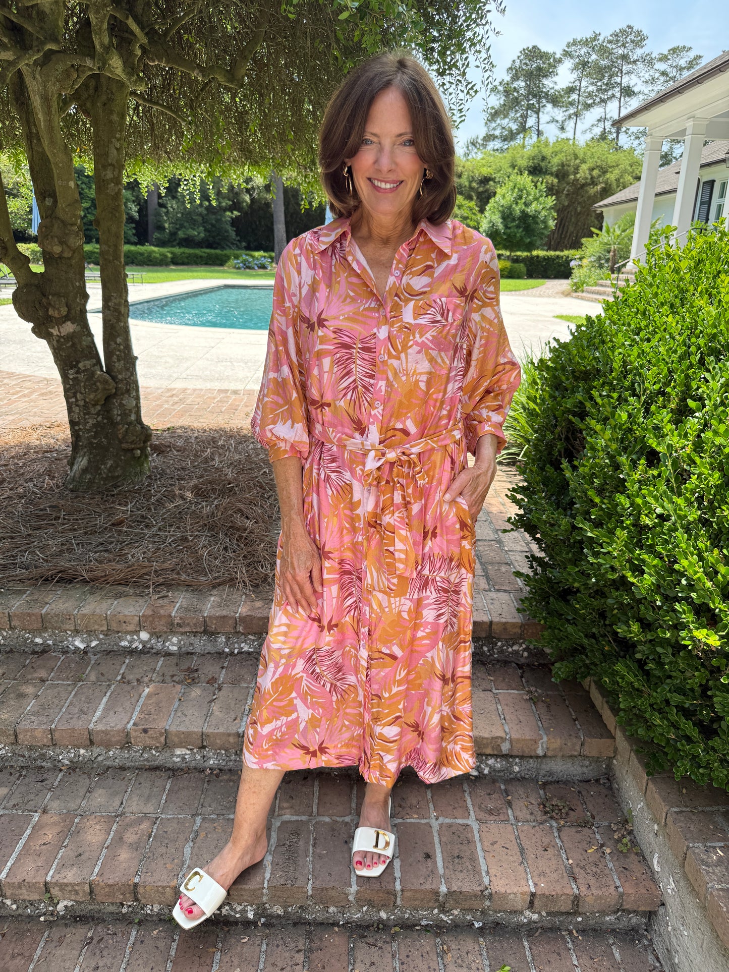 Island Hopper Shirt Dress