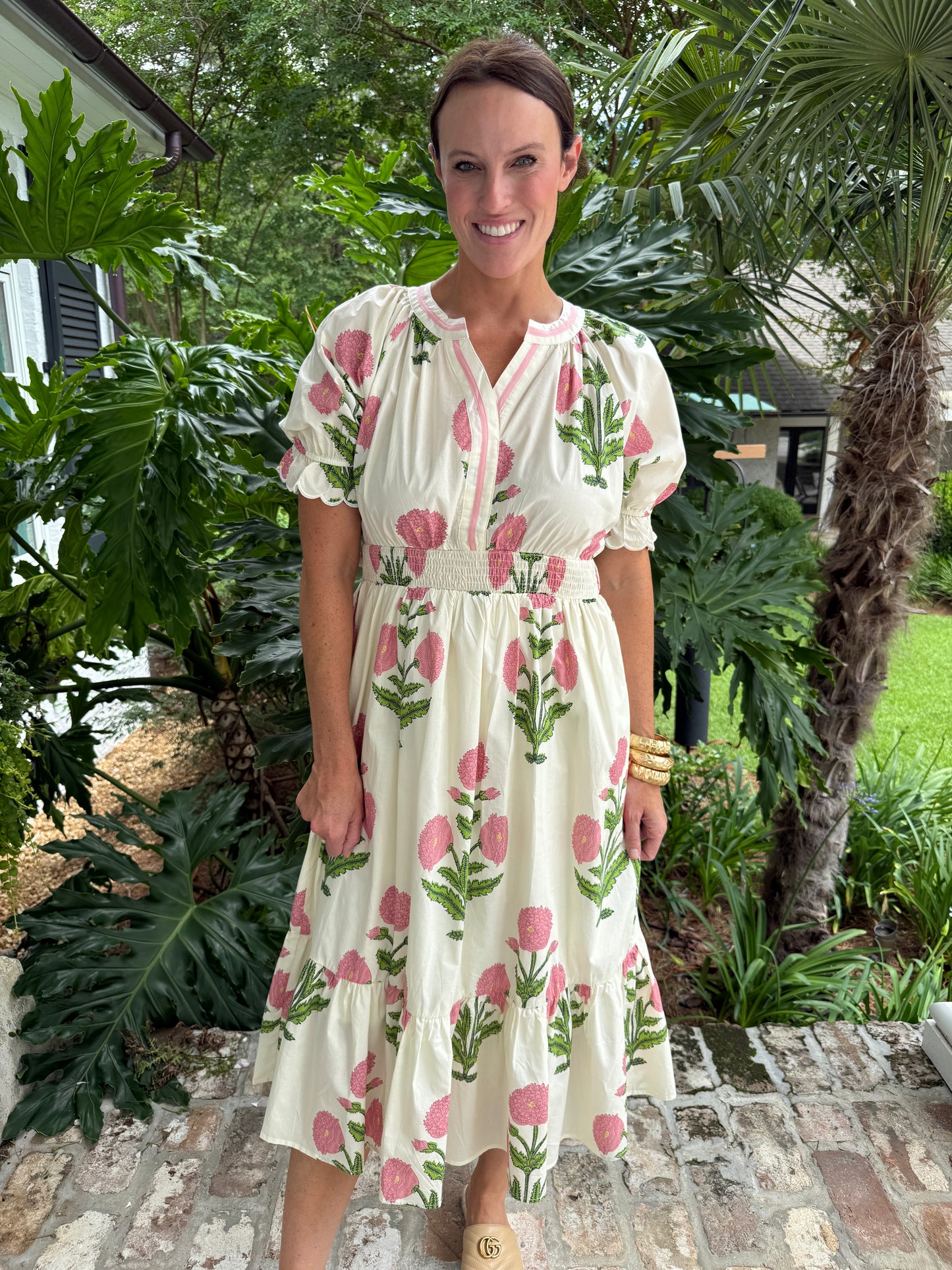 Dahlia Floral Print Dress