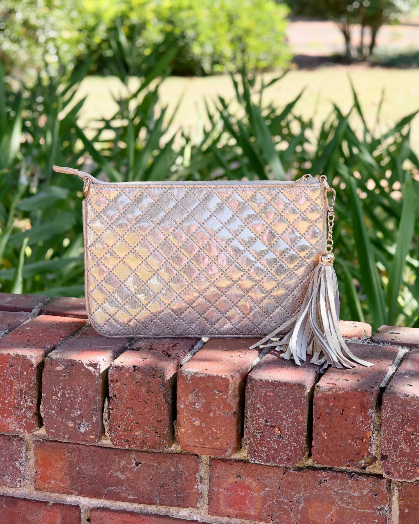 Madelyn Clutch Crossbody Champagne Pop
