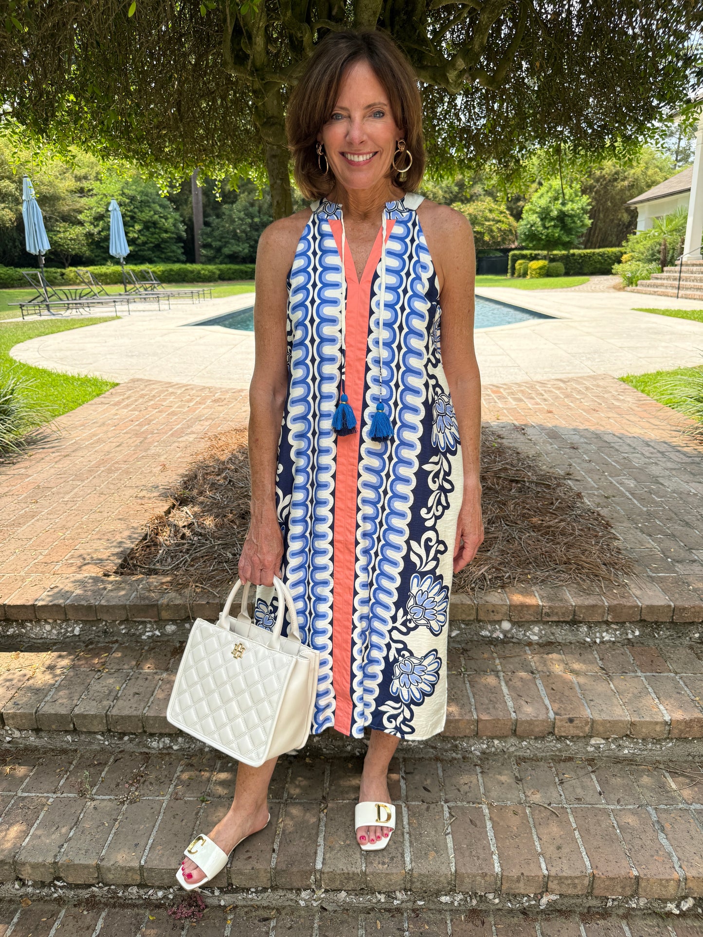 Marianna Printed Midi Dress