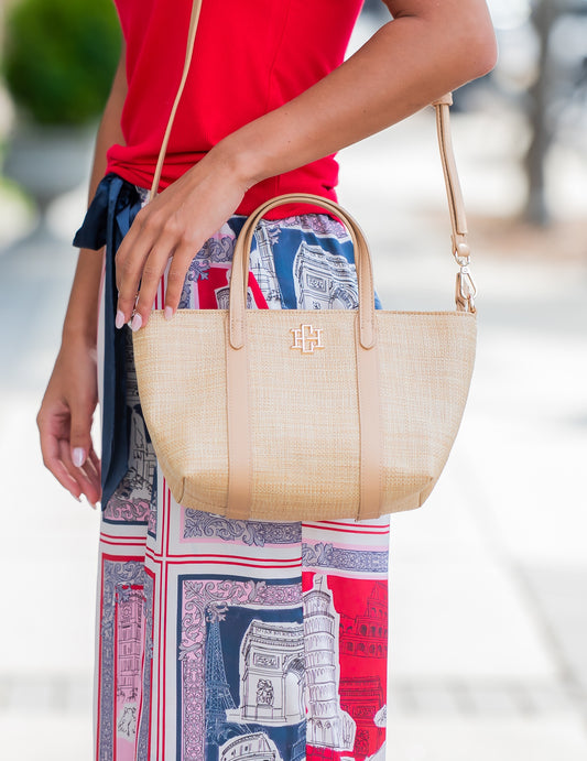 Georgie Mini Tote Natural