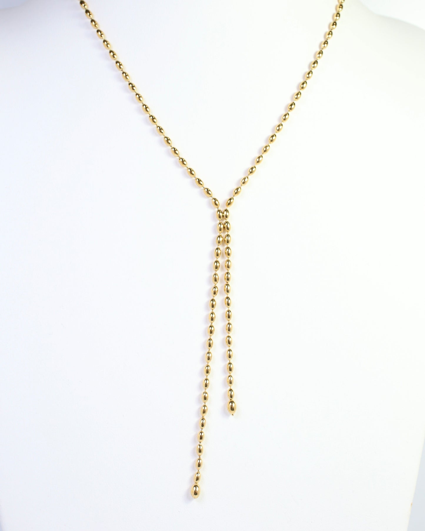 Dalary Chain Lariat Chain Necklace WP Gold