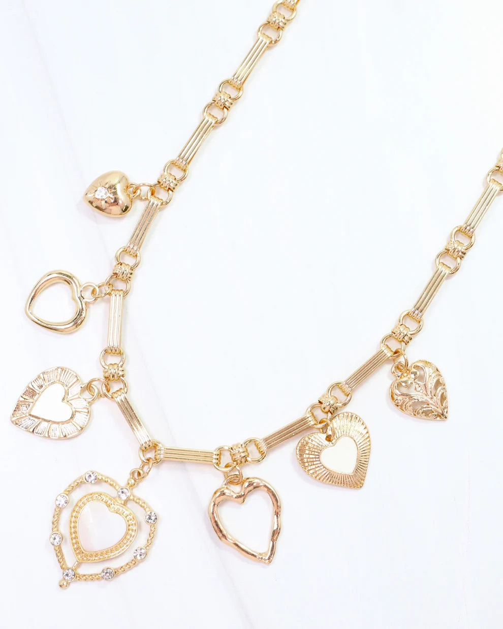 Maureen Charm Necklace Gold