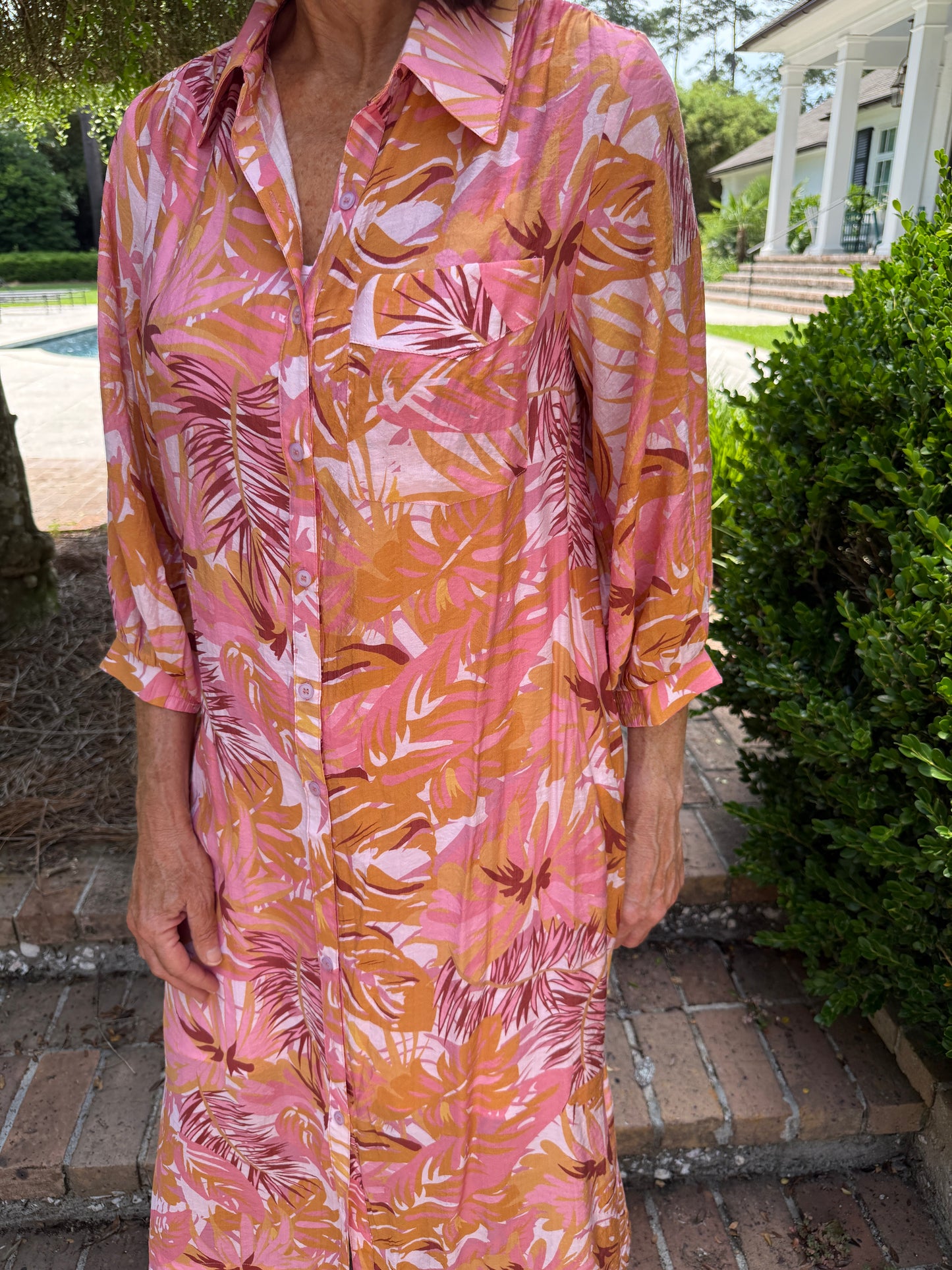 Island Hopper Shirt Dress