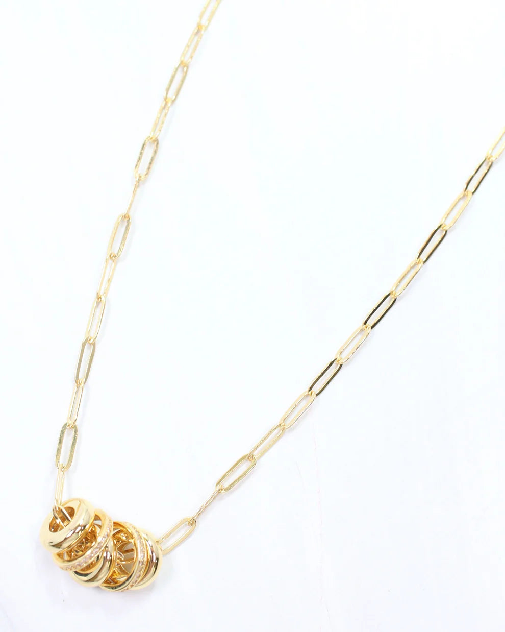 Creighton Charm Necklace Gold