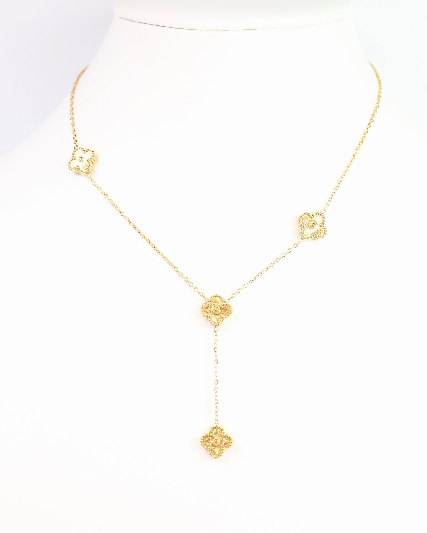 Carlton Clover Necklace Gold