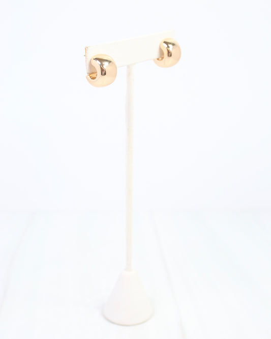 Branford Huggie Hoop Earring Gold