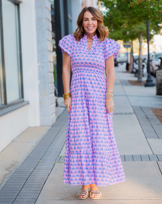 Emery Floral Tiered Maxi Dress