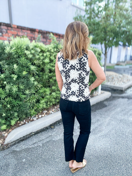 Patricia Embroidered Vest Top