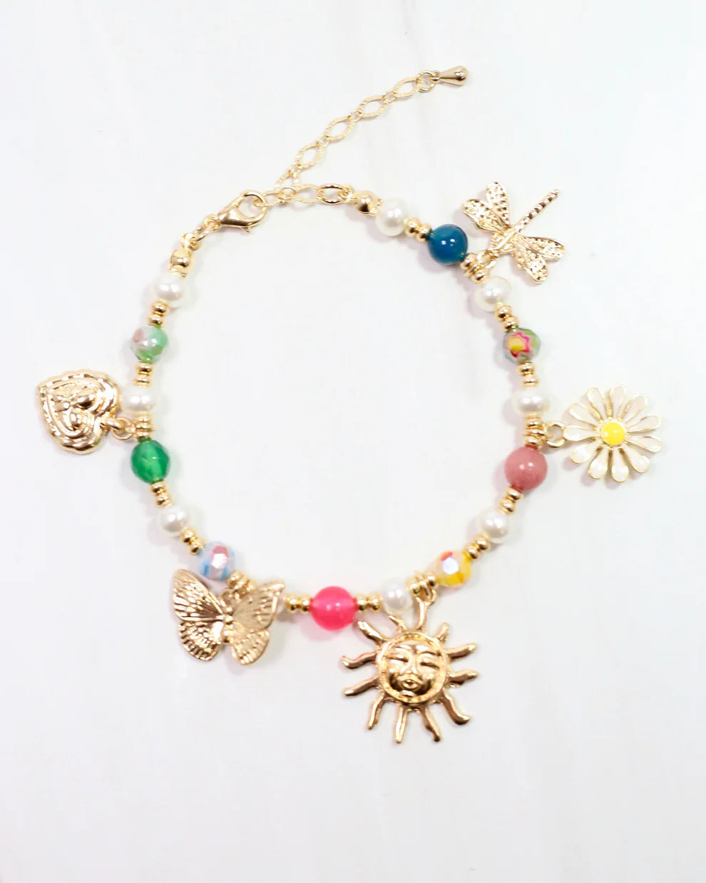 Alanya Charm Bracelet Gold