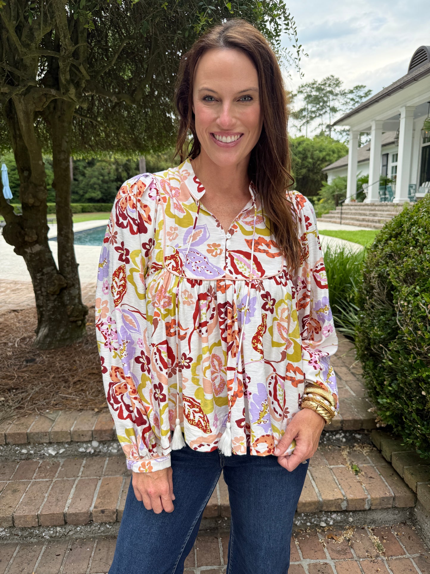 Sheridan Tassel Tie Top