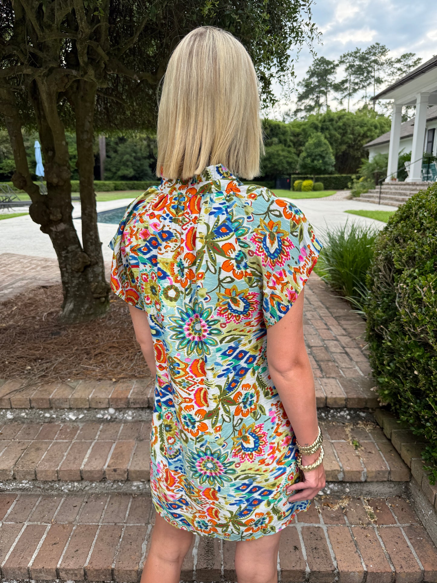 Maxine Multicolor Print Dress
