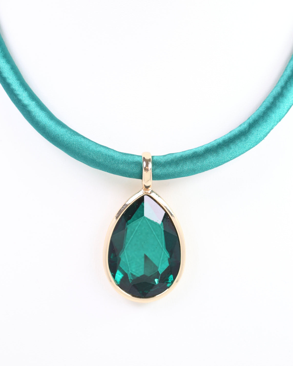 Roberts Cord Necklace Emerald