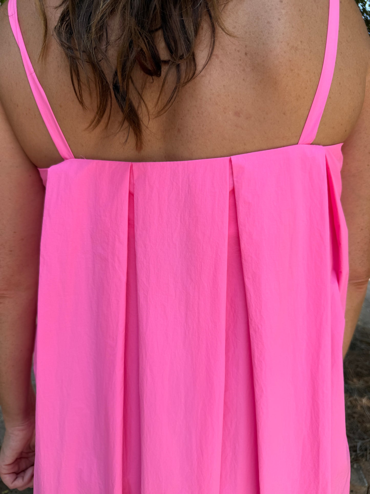 Love Is In The Air Hot Pink Midi Dress