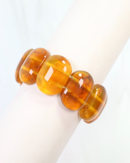 Berlin Oval Stetch Bracelet Tortoise