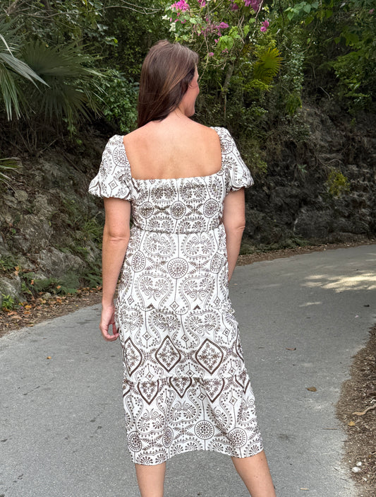 Ellis Embroidered Maxi Dress