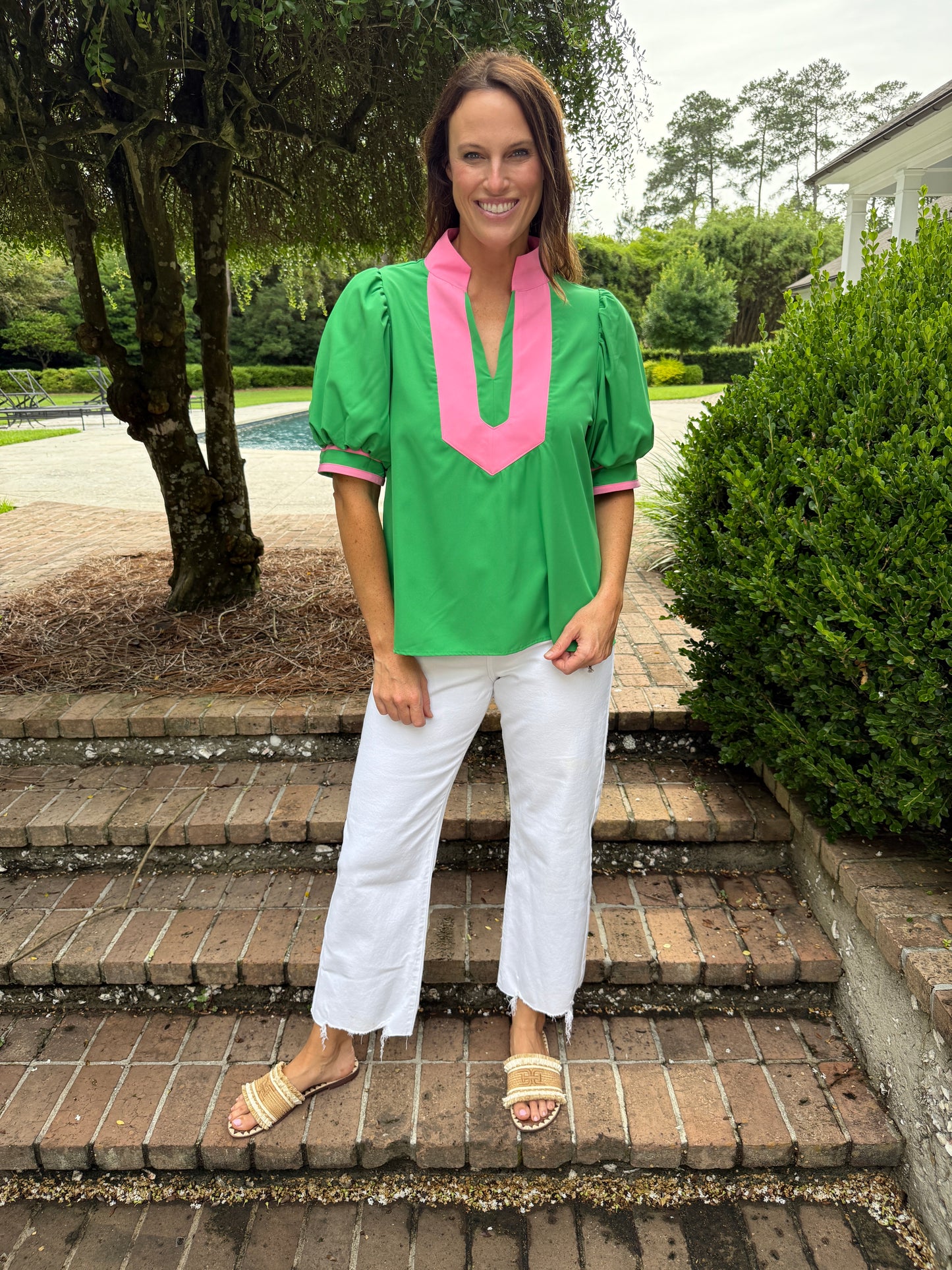 Blakely Top Green