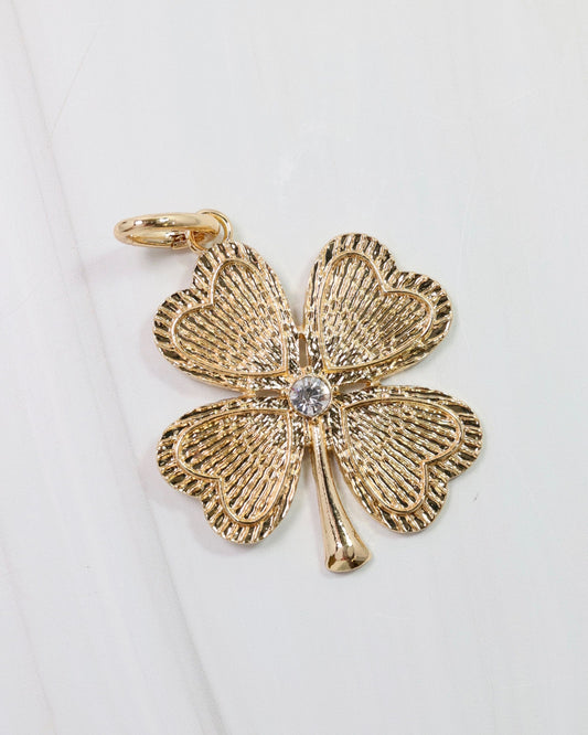 Kappa Clover Charm Gold