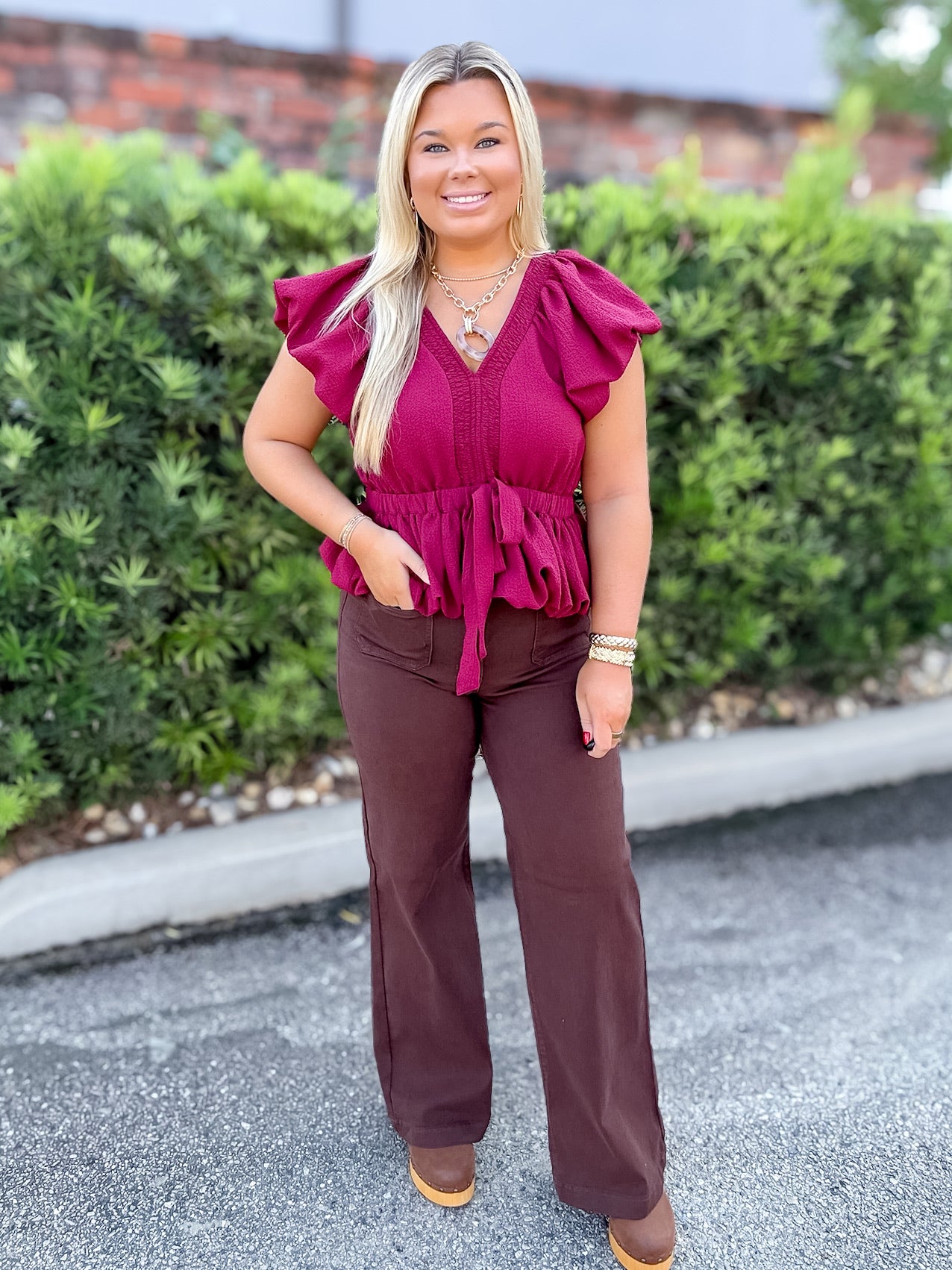 Sammi Puffed Sleeve Top
